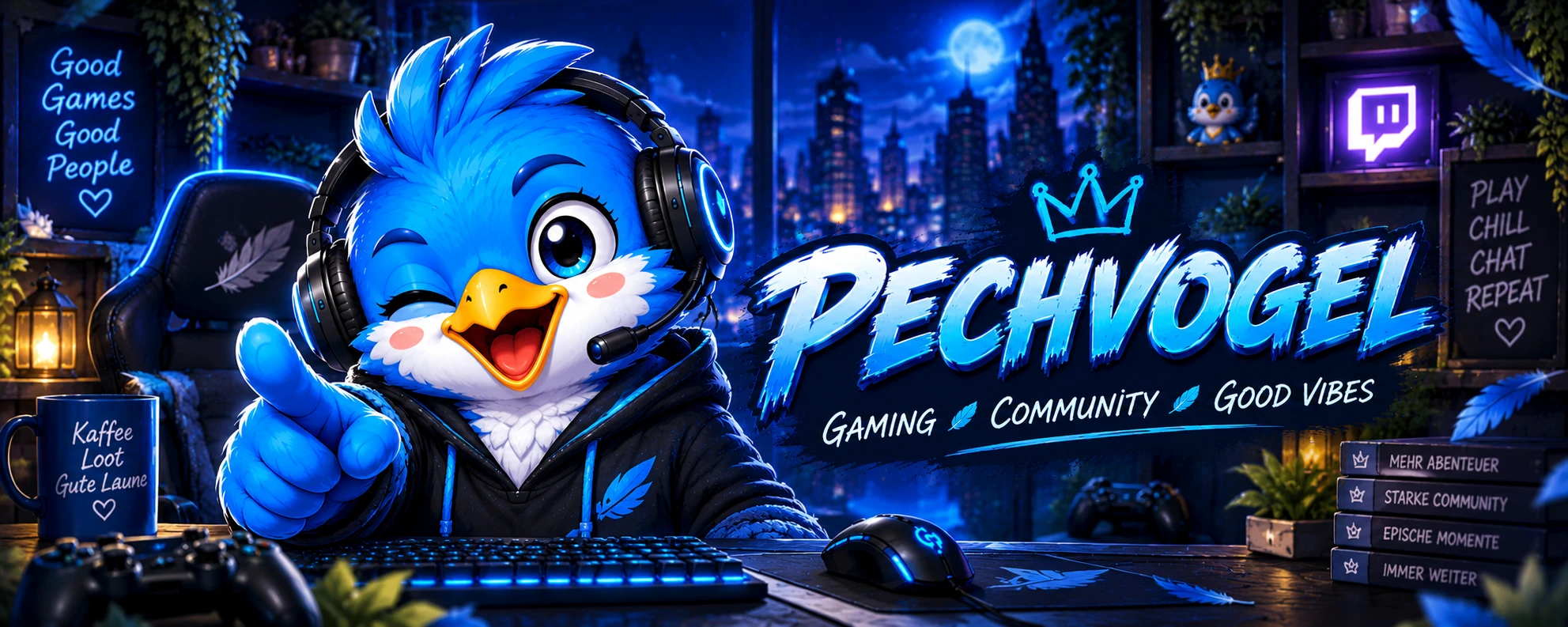 Pechvogel – Gaming · Community · Good Vibes